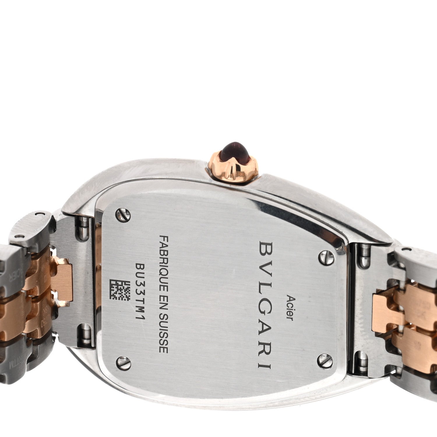 Bulgari Stainless Steel 18K Rose Gold 33mm Serpenti Seduttori Quartz Watch 4 of 4