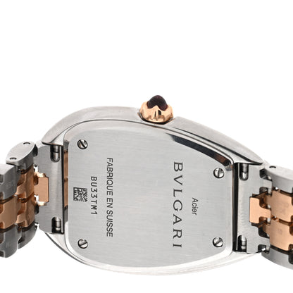 Bulgari Stainless Steel 18K Rose Gold 33mm Serpenti Seduttori Quartz Watch 4 of 4