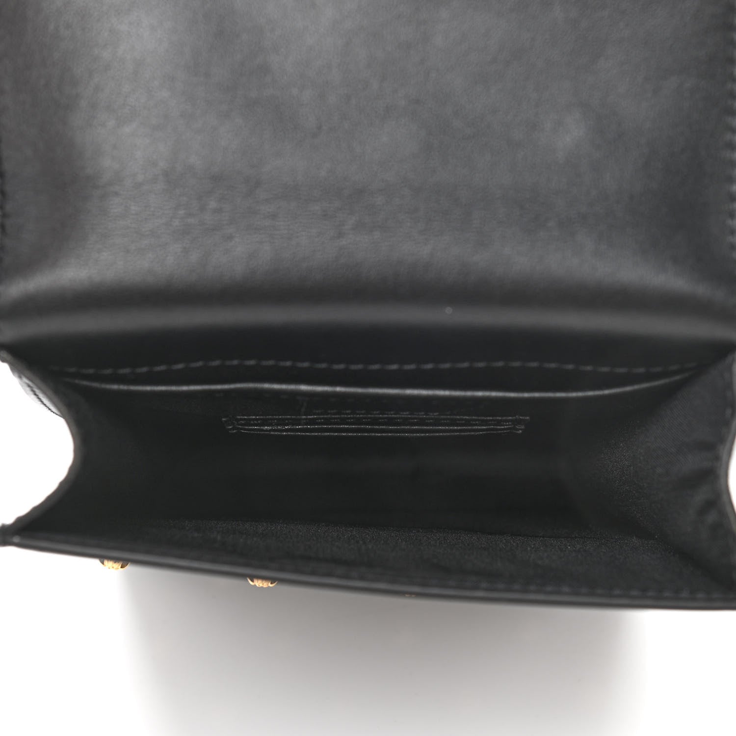 Versace Calfskin Studded Medusa Crossbody Black 5 of 10