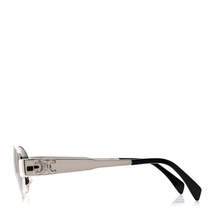 Celine Metal Triomphe 01 Sunglasses CL40235U Silver Black 2 of 7