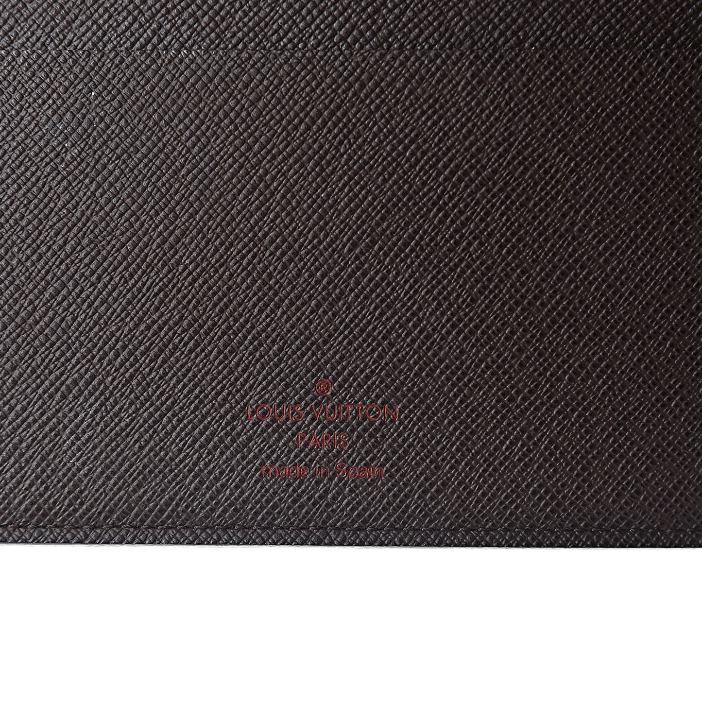 Damier Ebene Desk Agenda Cover