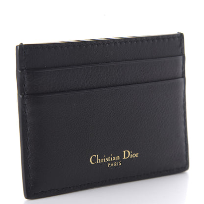 Christian Dior Calfskin D-Fence Card Holder Black 3 of 9