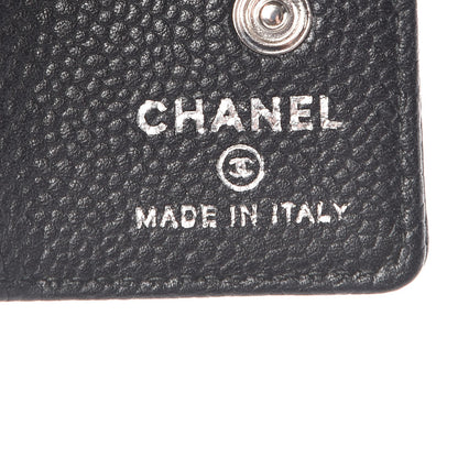 Chanel Caviar Photo Holder Key Chain Bag Charm Black 9 of 10