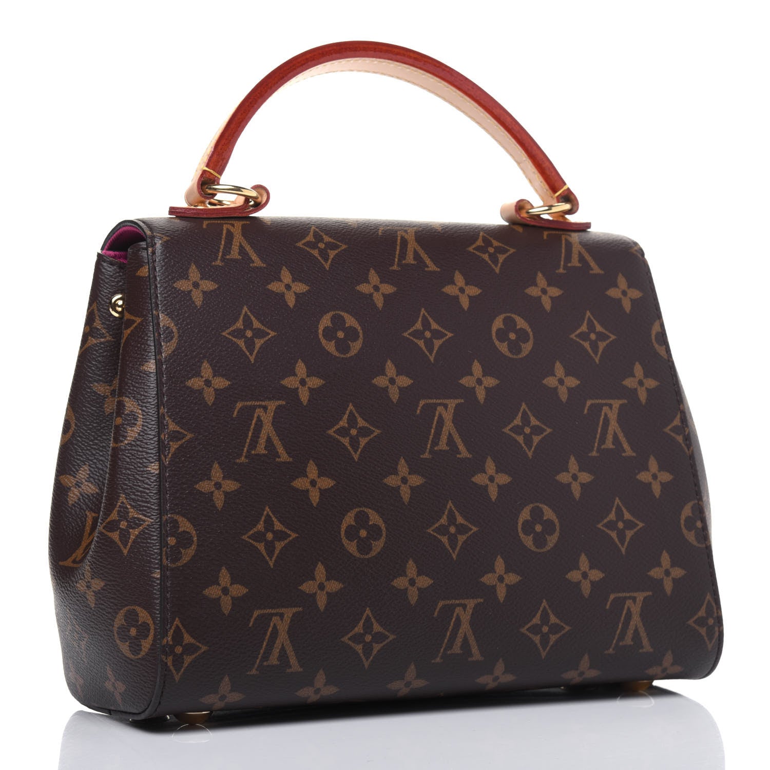Louis Vuitton Monogram Cluny BB Bordeaux Fuchsia 3 of 14