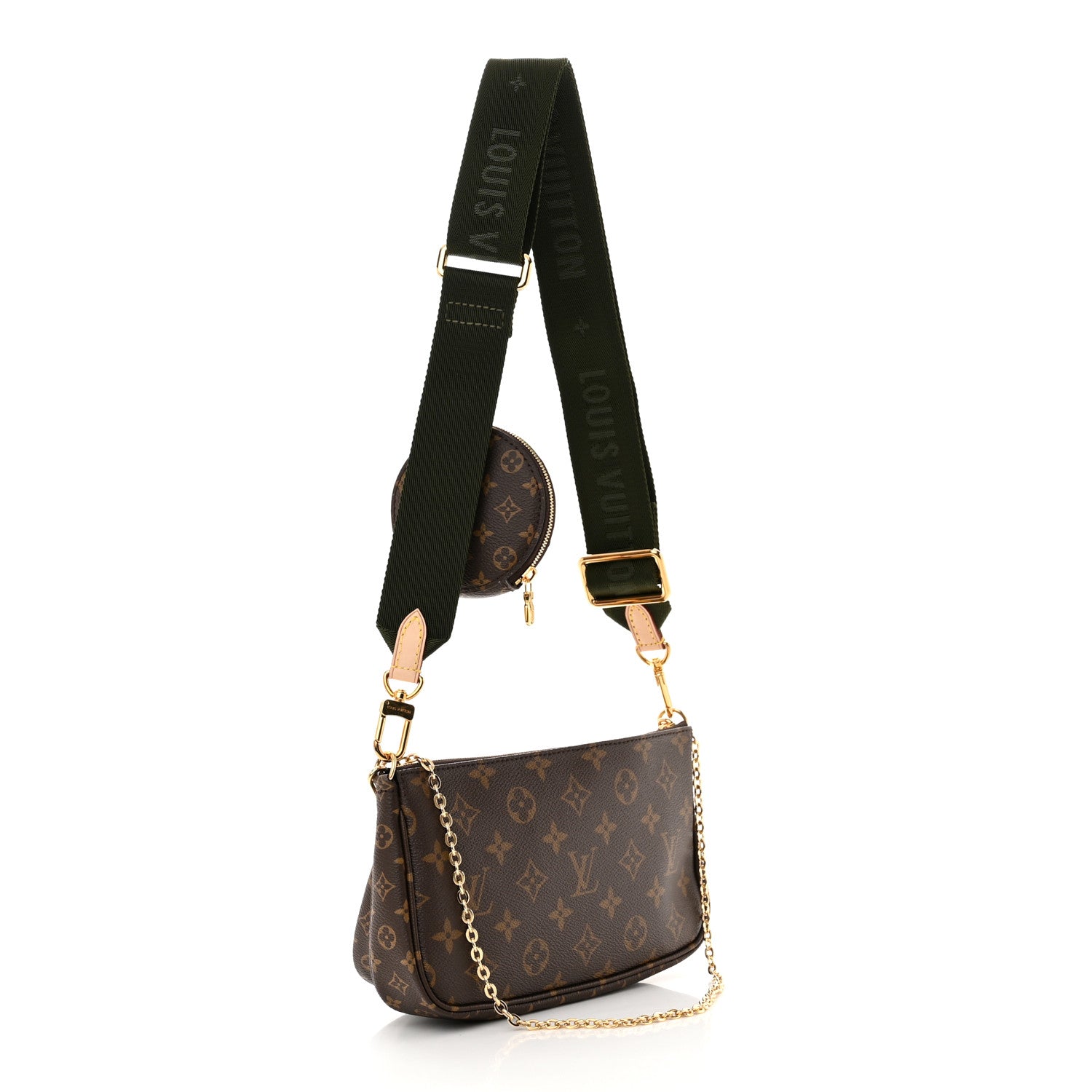 Louis Vuitton Monogram Multi Pochette Accessories Kaki 3 of 11