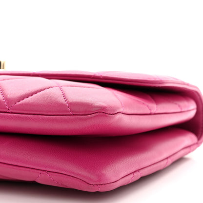 Chanel Lambskin Quilted Medium Trendy CC Flap Dark Pink 10 of 10