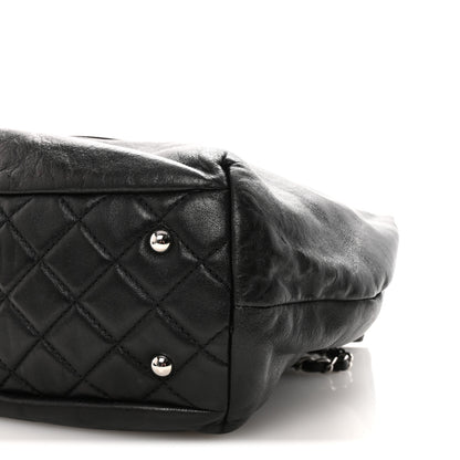 Chanel Calfskin Large Trianon Tote Black 9 of 9