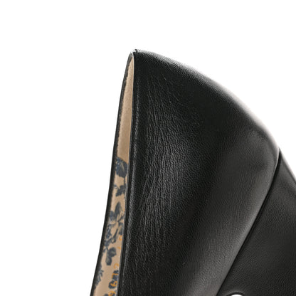 Gucci Malaga Kid GG Victoire 95mm Loafer Pumps 40 Black 11 of 12