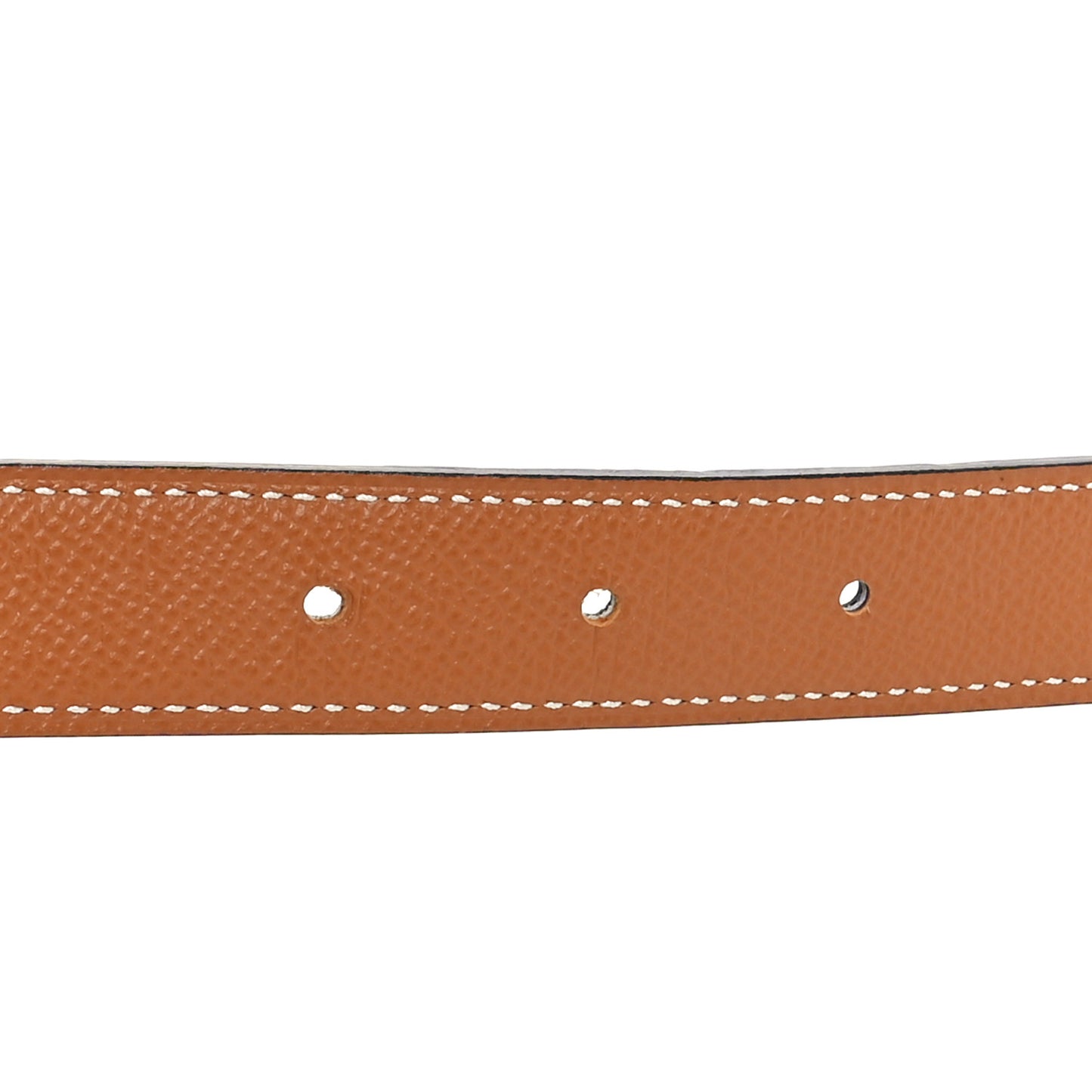 Swift Epsom 24mm Mini Constance H Belt  80 32 Black Gold