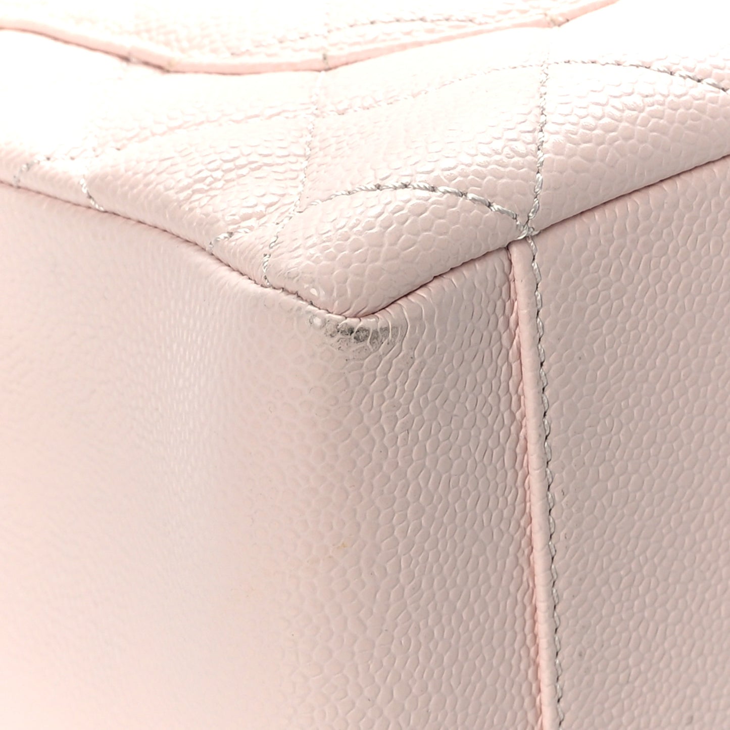 Caviar Quilted Grand Shopping Tote GST Light Pink