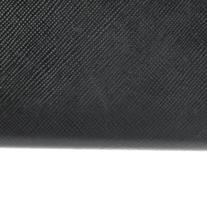 Prada Saffiano Bow Continental Wallet Black 11 of 12