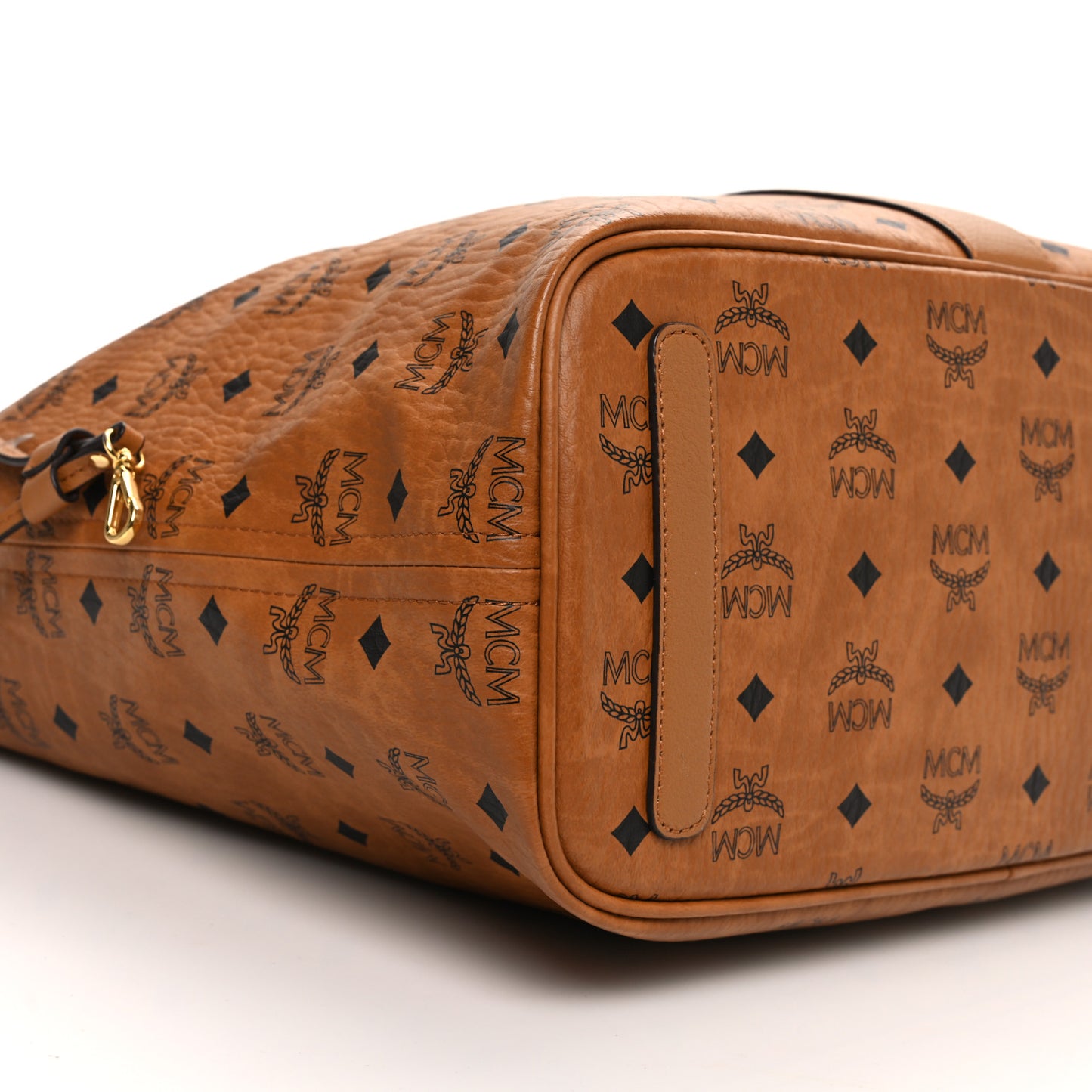Visetos Medium Liz Reversible Shopper Tote Cognac