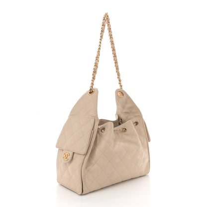 Chanel Caviar Quilted Small Chanel 25 Handbag Beige 3 of 11
