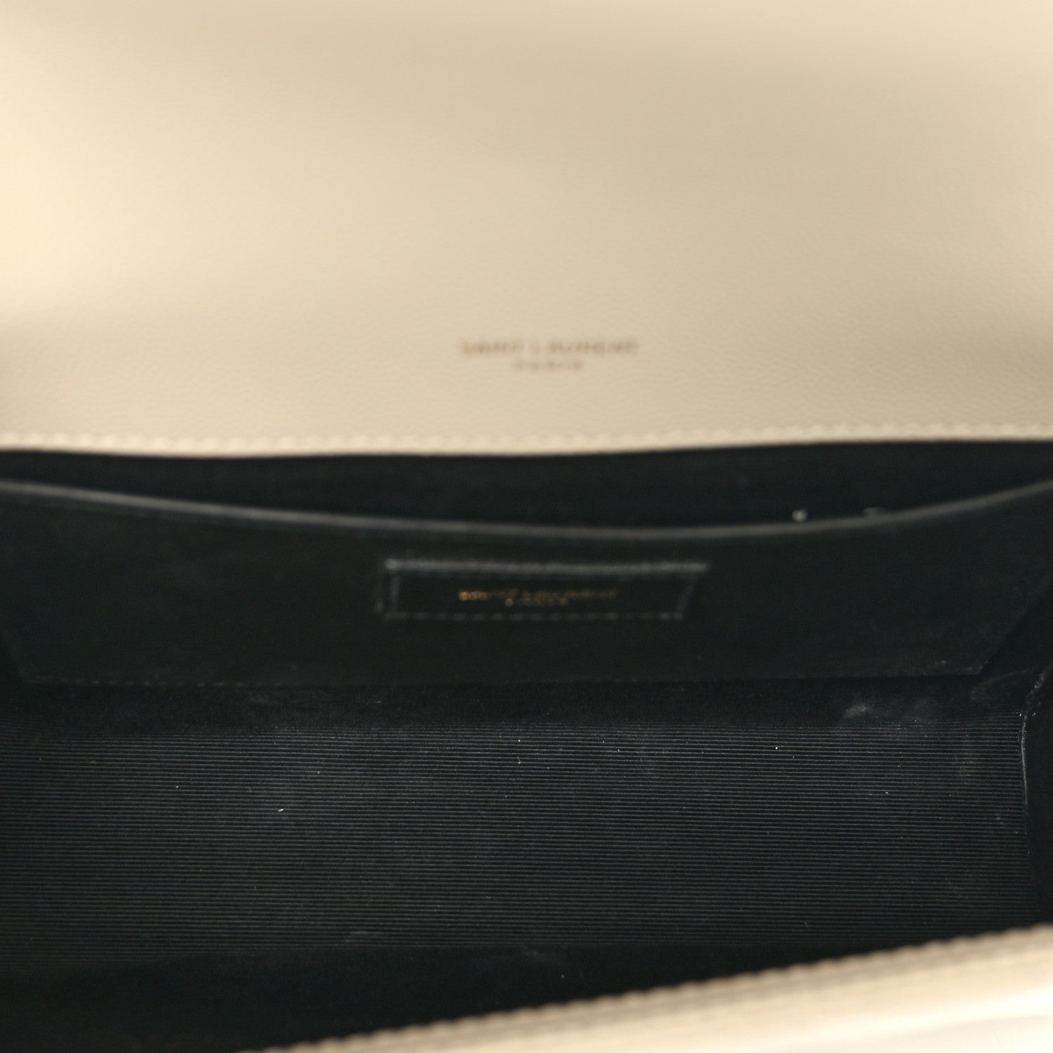 Saint Laurent Grain De Poudre Textured Mixed Matelasse Medium Triquilt Monogram Satchel Crema Soft 5 of 10