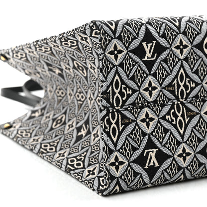 Louis Vuitton Jacquard Since 1854 Onthego GM Grey 8 of 9