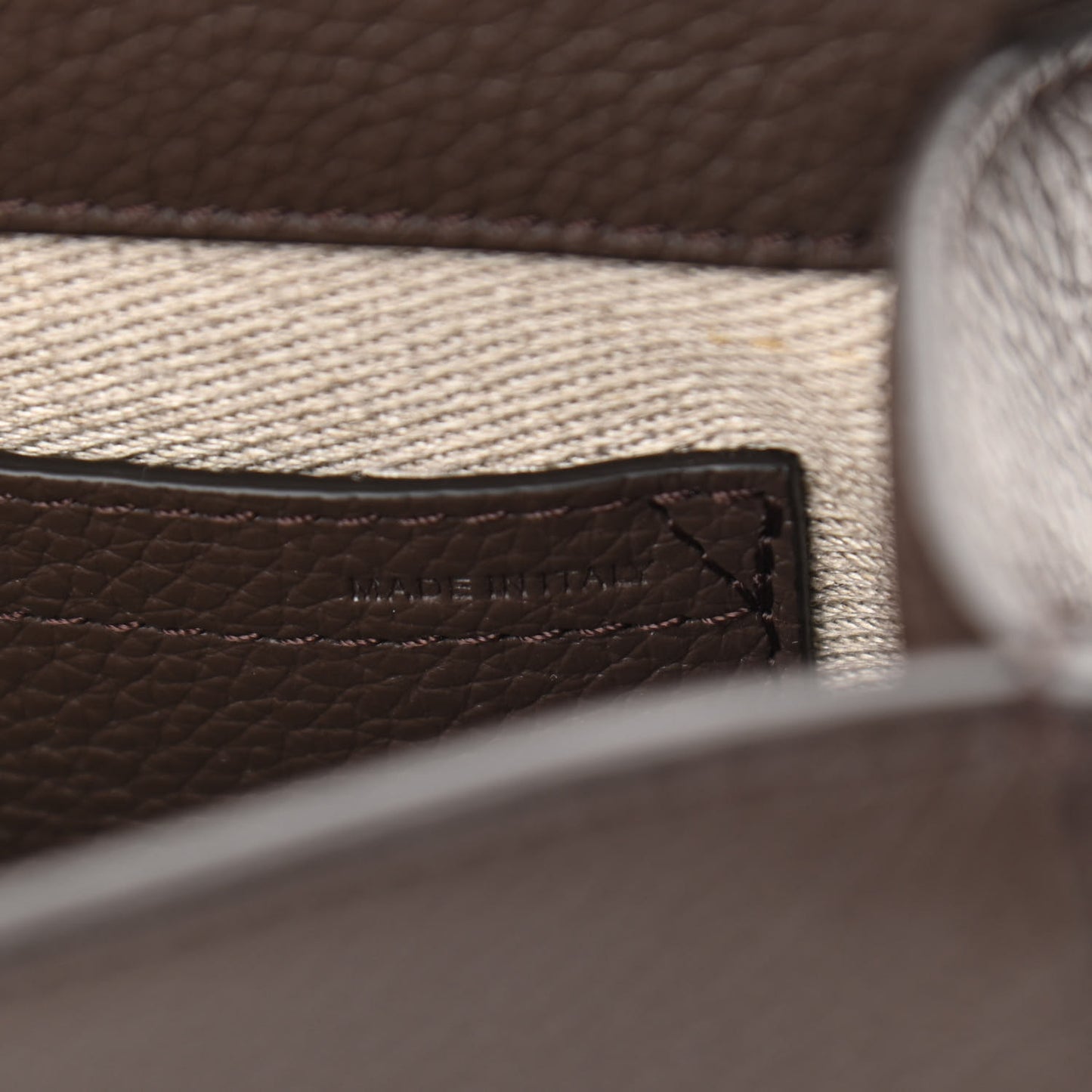 Calfskin Mini Marcie Round Crossbody Bag Bold Brown
