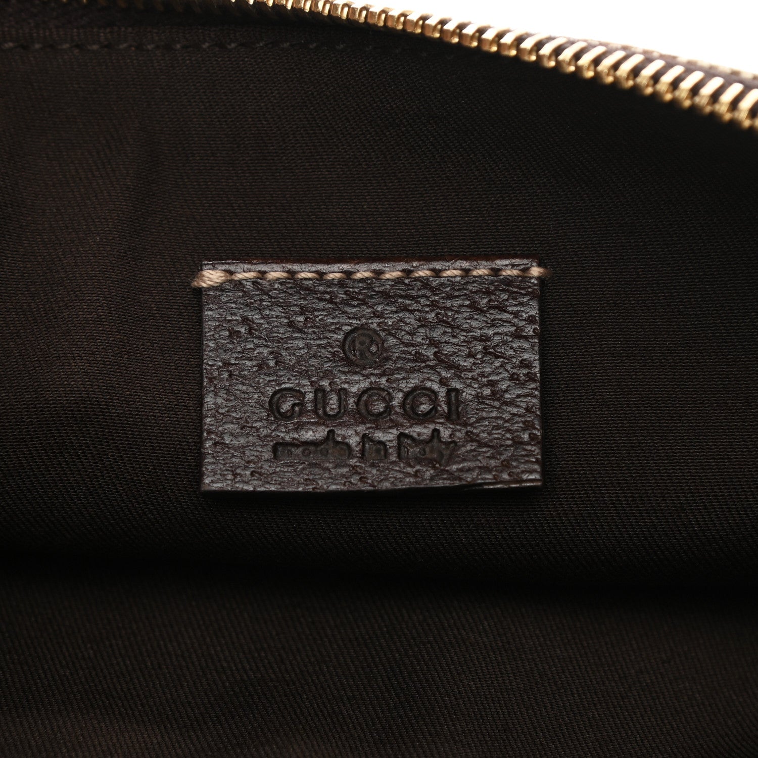 Gucci Monogram Jolicoeur Pochette Brown 6 of 9