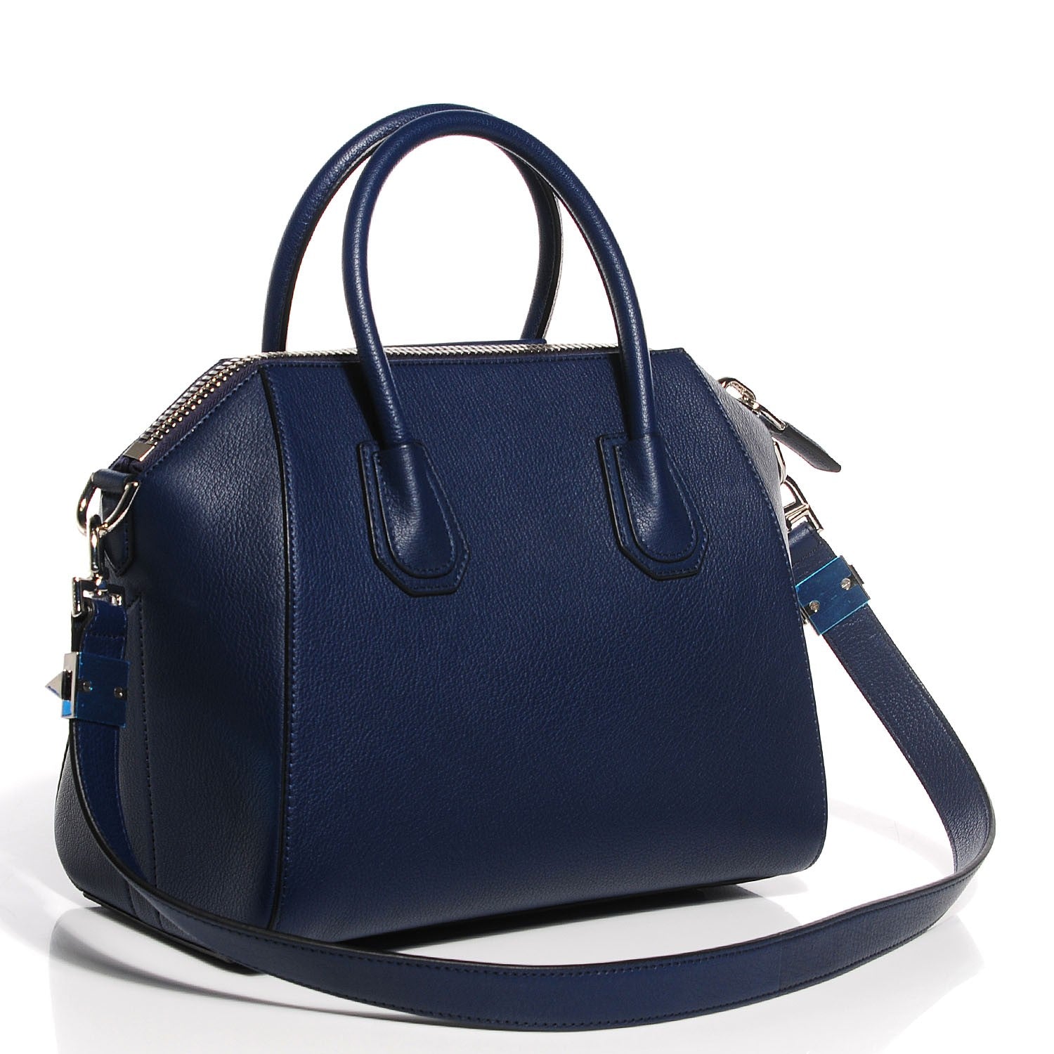 Givenchy Sugar Goatskin Small Antigona Deep Blue 3 of 9