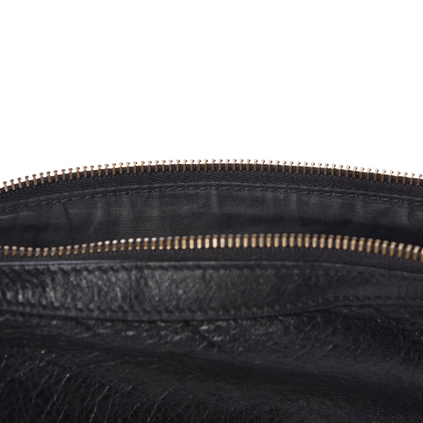 Agneau Classic Hardware Flat Crossbody Black