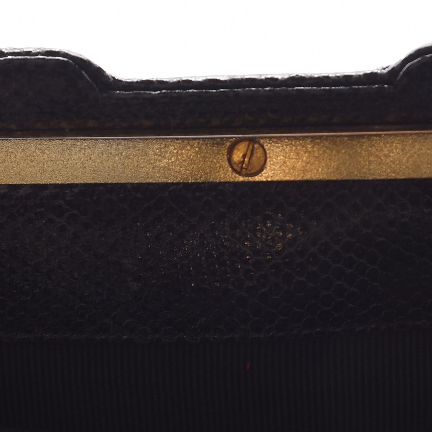 Judith Leiber Snakeskin Pleated Evening Bag Black 8 of 8