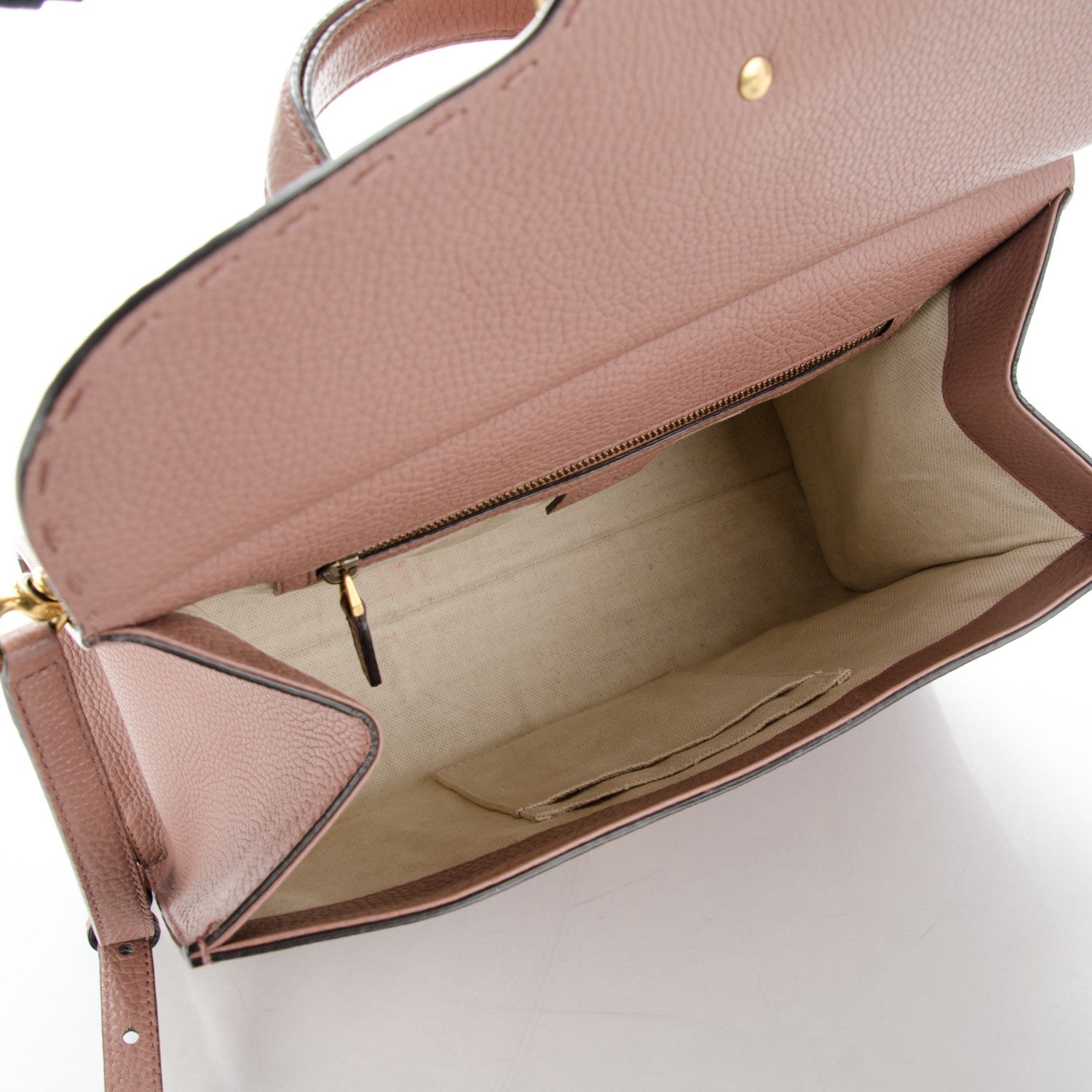 Gucci Calfskin Small GG Marmont Top Handle Bag Rosy Phard 6 of 8
