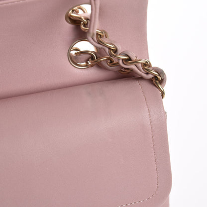 Chanel Lambskin Quilted Medium Double Flap Pink 12 of 17