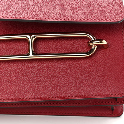 Hermes Evercolor Mini Sac Roulis Rouge Grenat 12 of 14