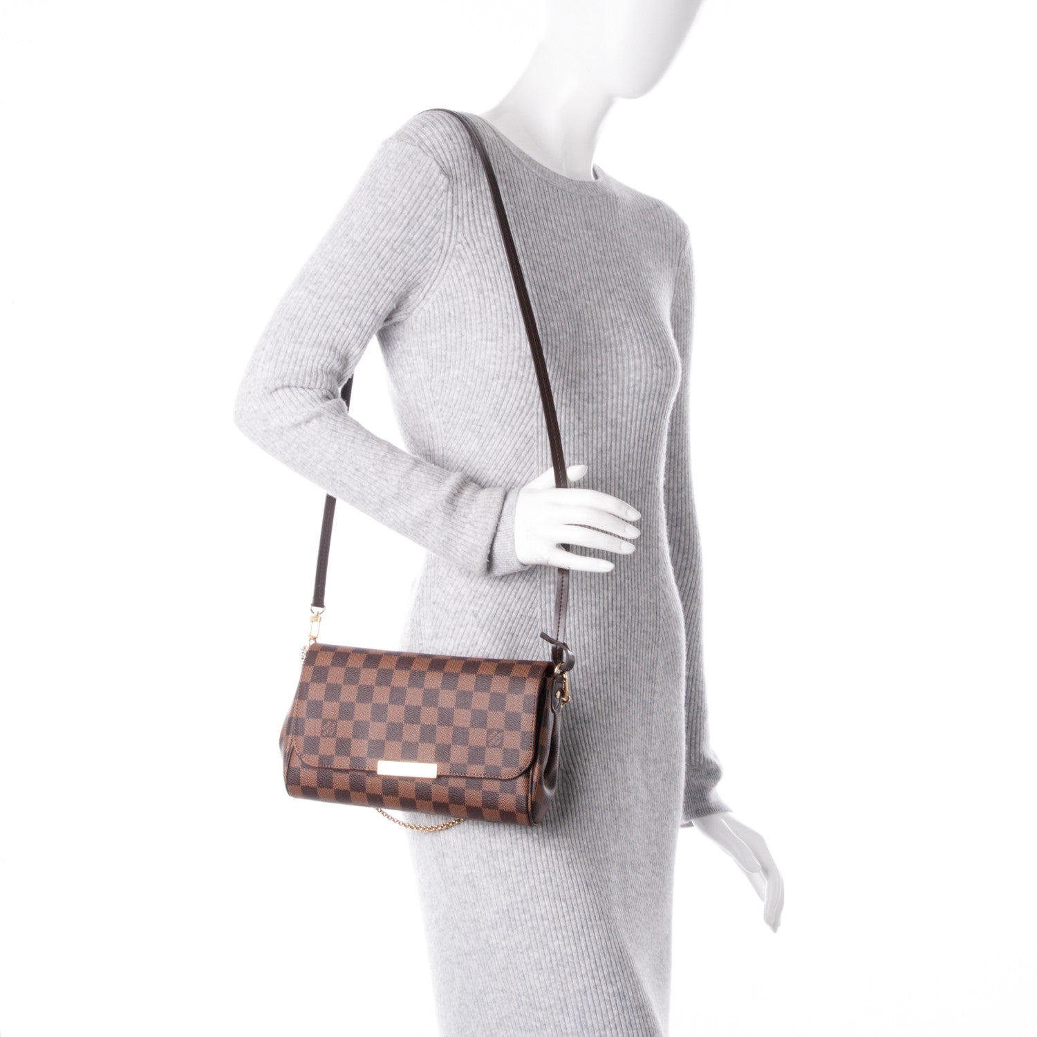 Louis Vuitton Damier Ebene Favorite MM 2 of 7