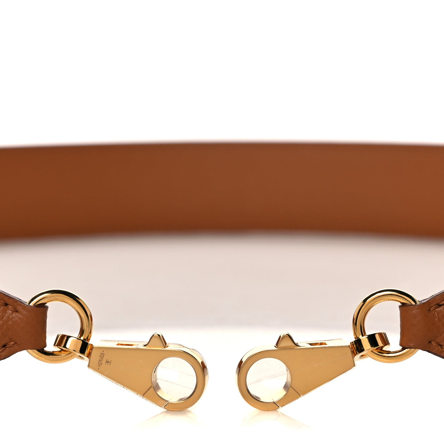 Epsom 40mm Tressage Shoulder Strap Black Craie Gold