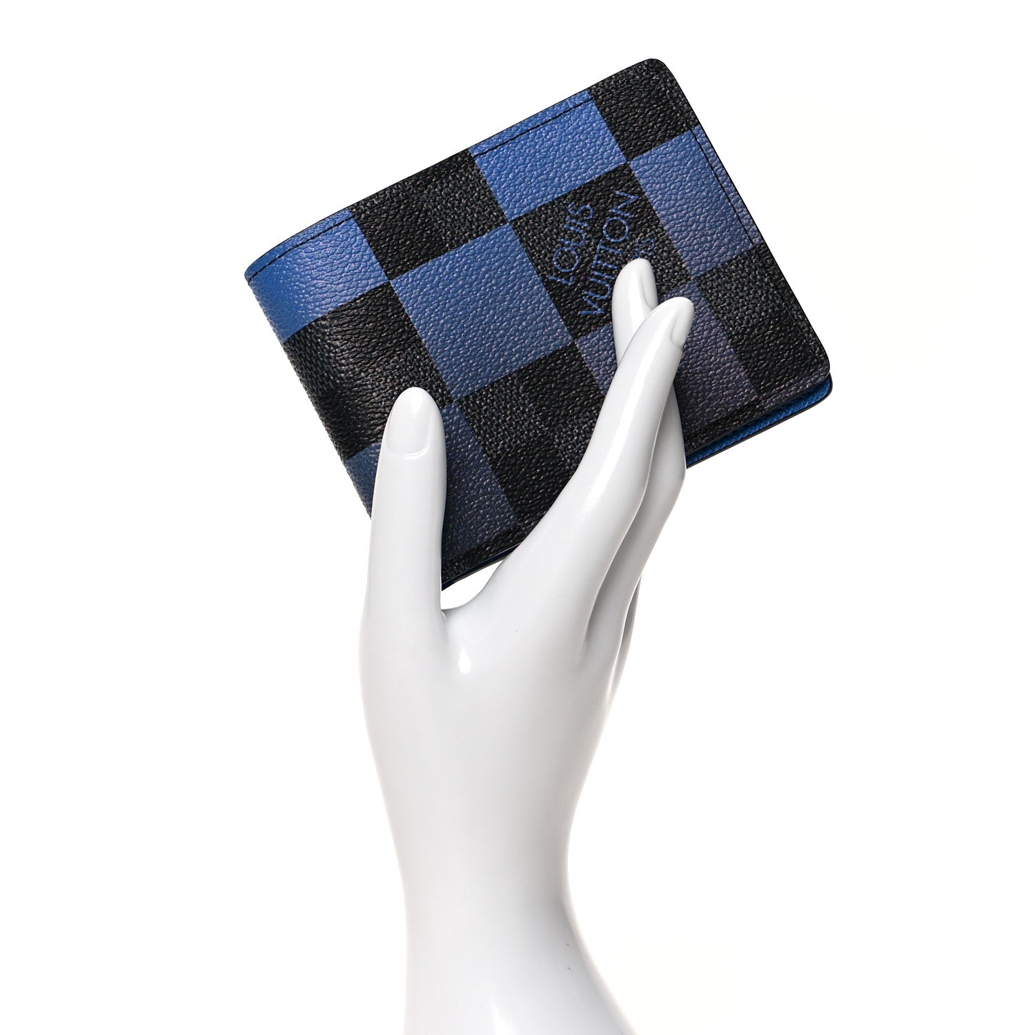 Louis Vuitton Damier Graphite Giant Blue Multiple Wallet 2 of 7