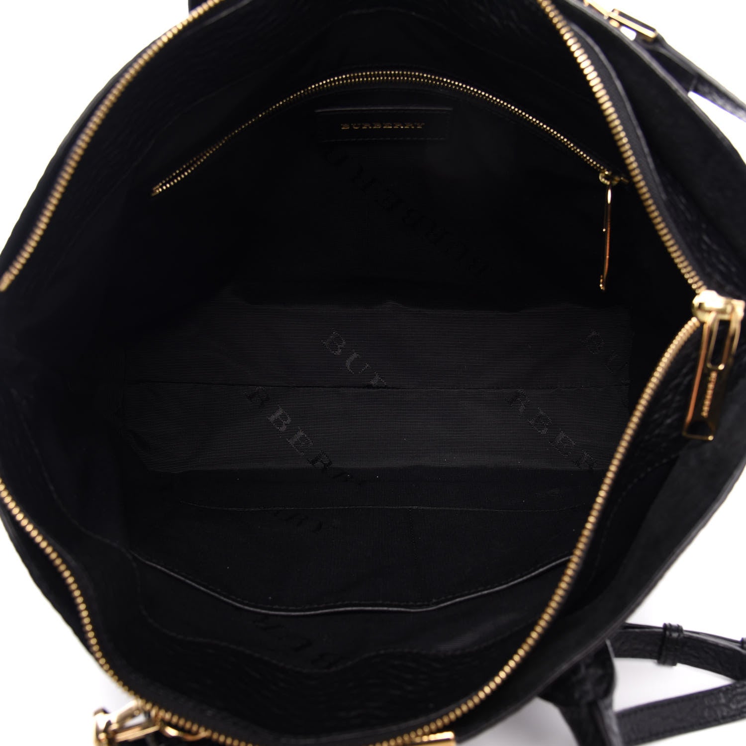 Burberry Signature Grain Medium Dewsbury Tote Black 5 of 10