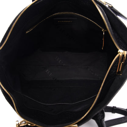 Burberry Signature Grain Medium Dewsbury Tote Black 5 of 10