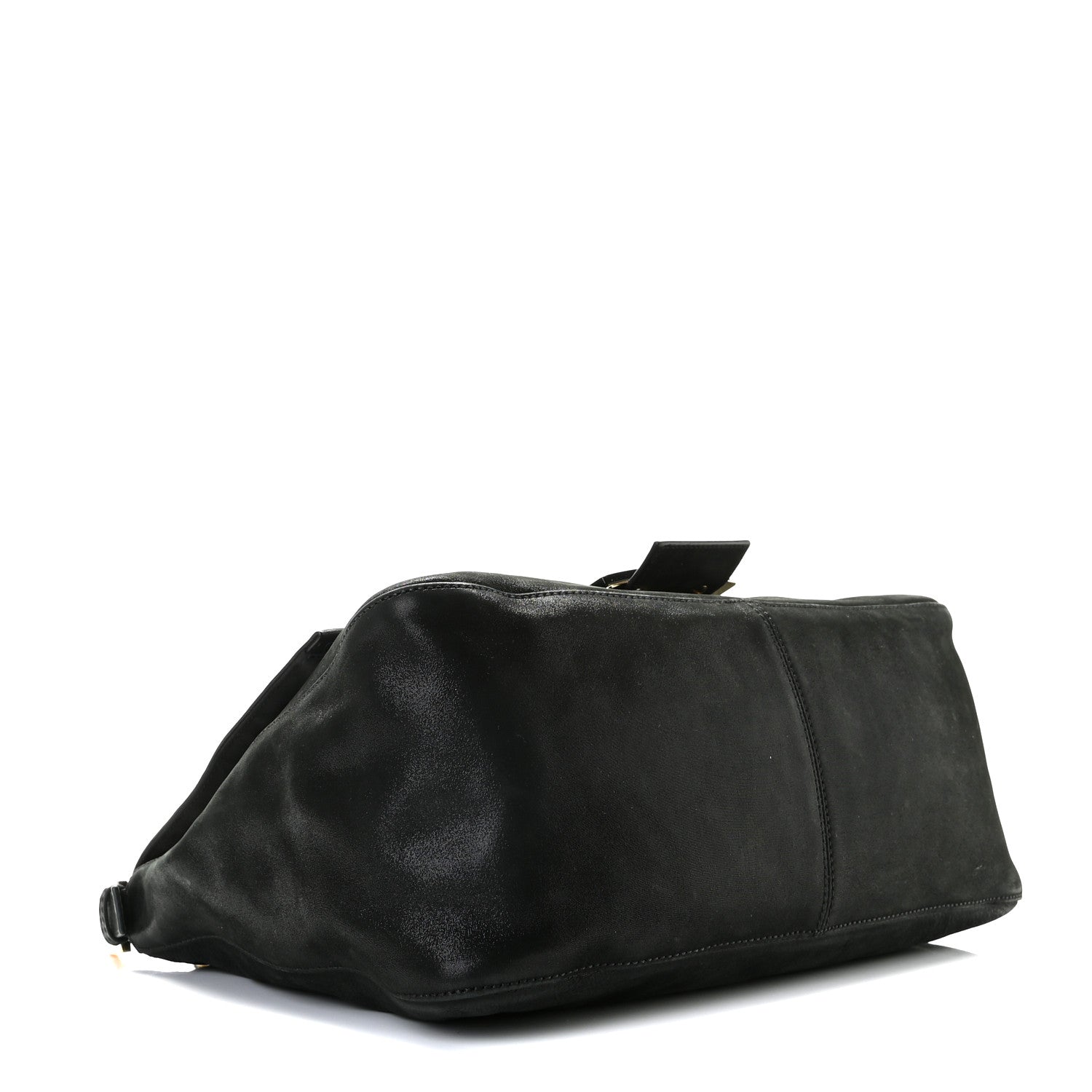 Fendi Vitello Savana Big Mama Baguette Black Tartaruga Natural 4 of 10