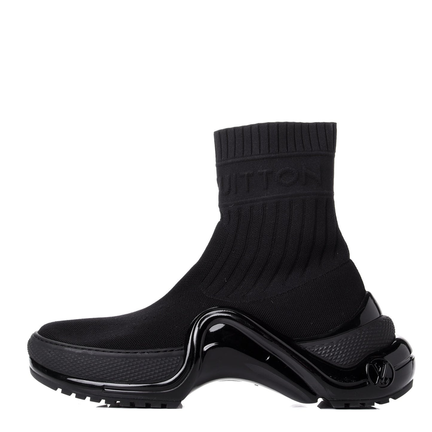 Stretch Textile LV Archlight Sneaker Boots 38.5 Black
