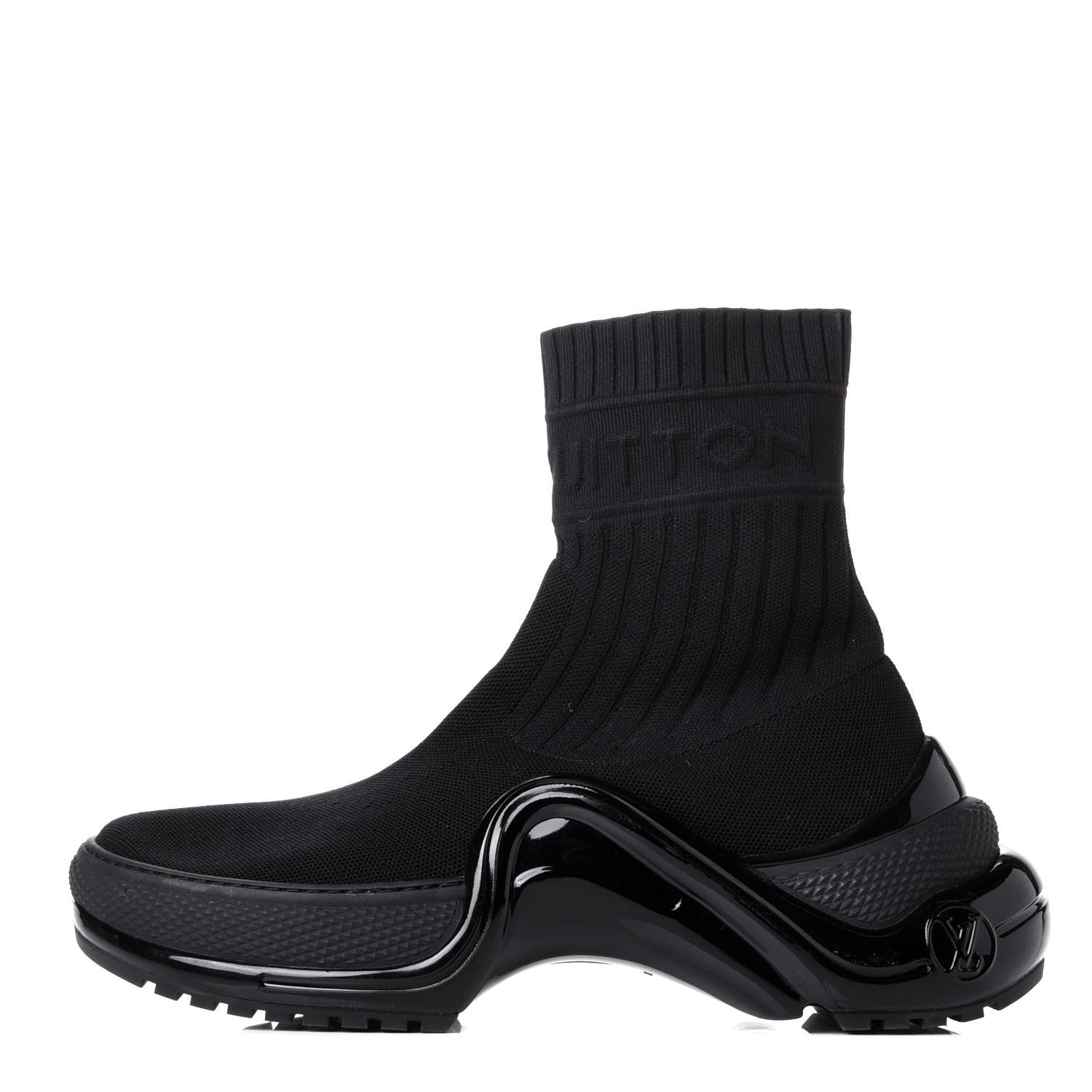 Louis Vuitton Stretch Textile LV Archlight Sneaker Boots 38.5 Black 1 of 10