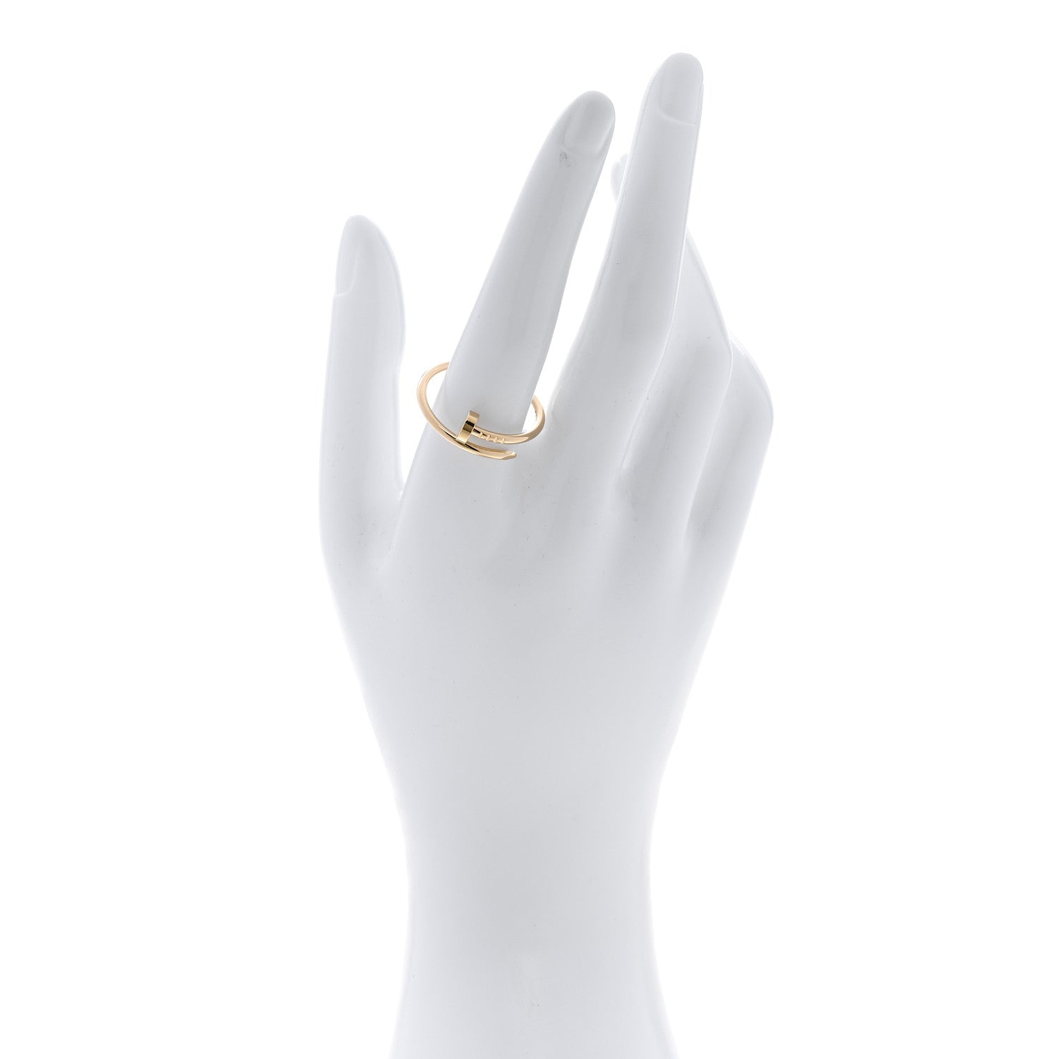 Cartier 18K Yellow Gold Small Juste Un Clou Ring 62 10 2 of 6