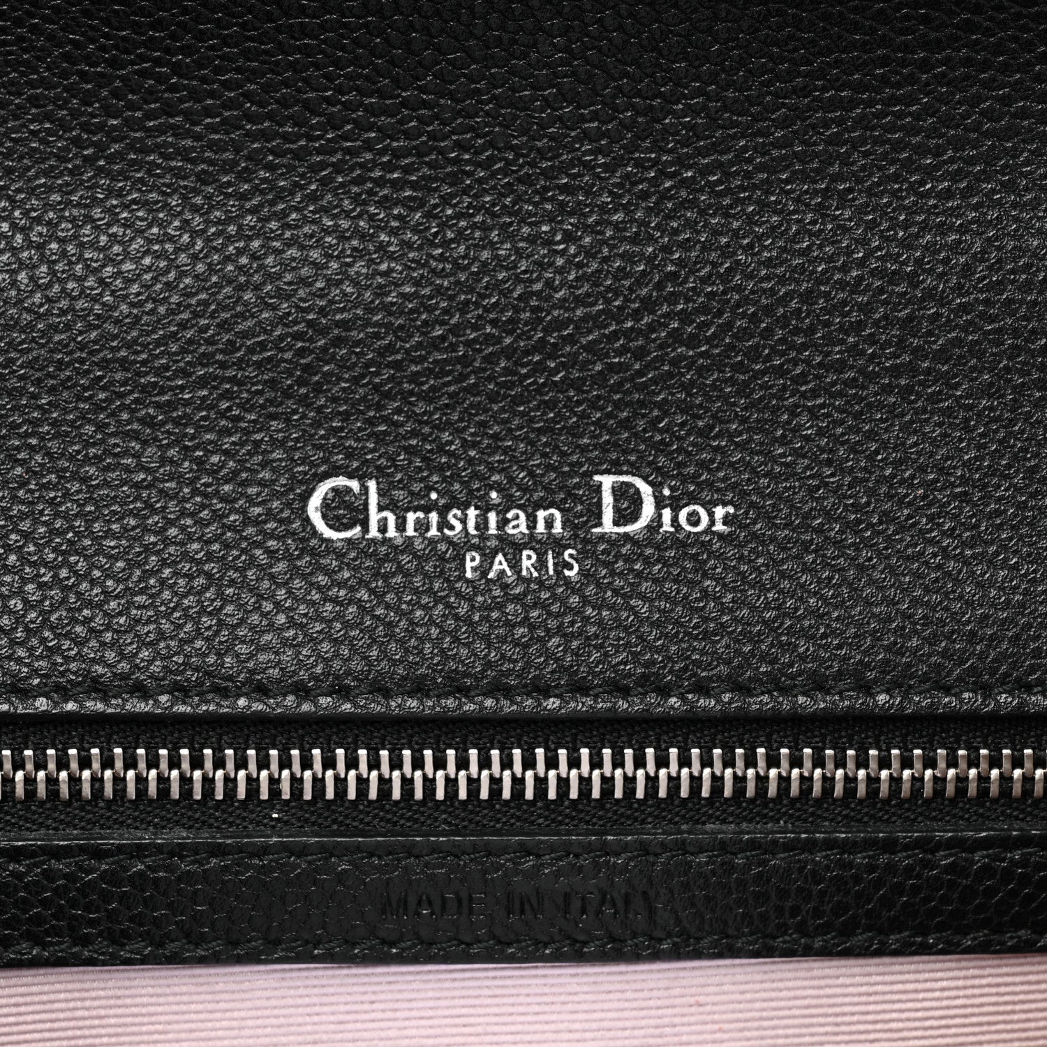 Christian Dior Grained Calfskin Small Diorama Flap Bag Black 6 of 10