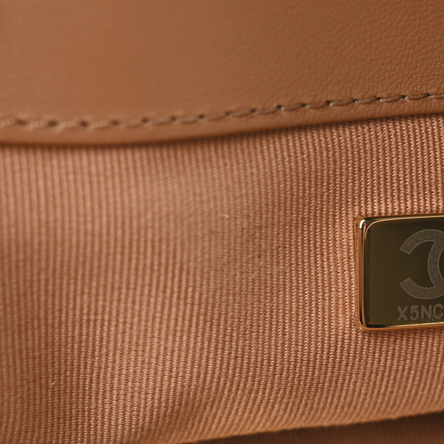 Chanel Lambskin Quilted Medium Chanel 19 Flap Light Brown 7 of 11