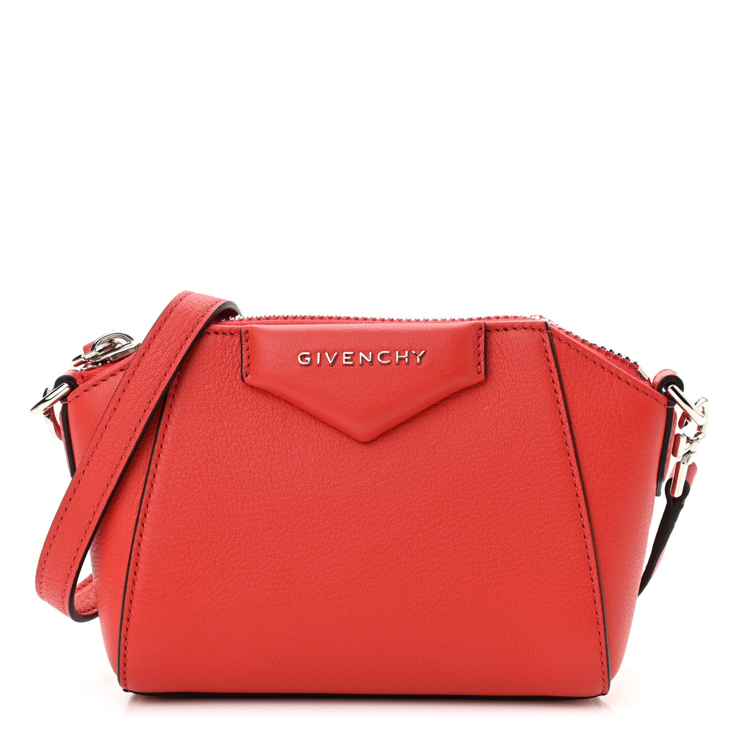 Sugar Goatskin Nano Antigona Light Red