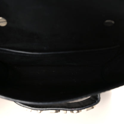 Christian Dior Calfskin Checkered Mini J'Adior Flap Bag Black White 5 of 14