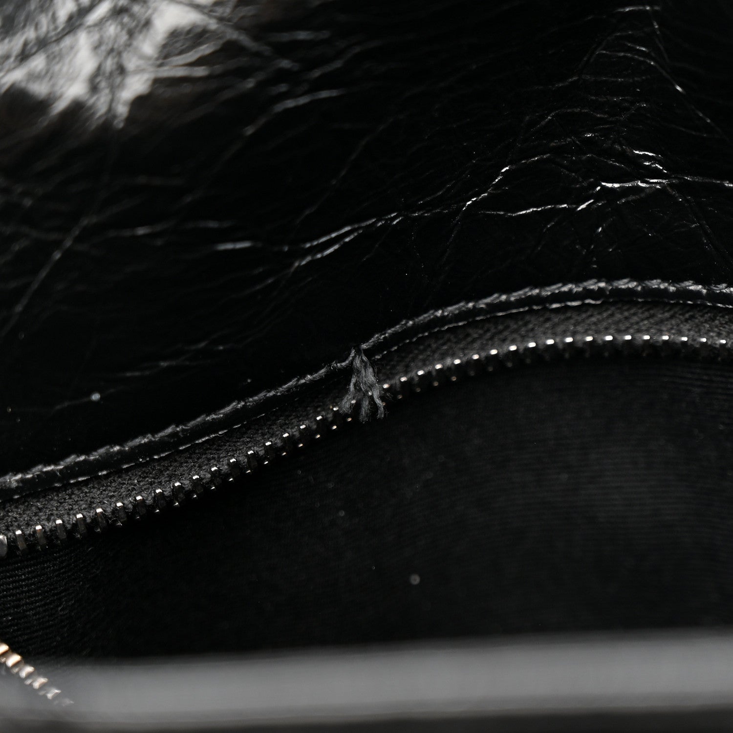 Saint Laurent Crinkled Calfskin Matelasse Monogram Medium Niki Chain Satchel Black 12 of 12