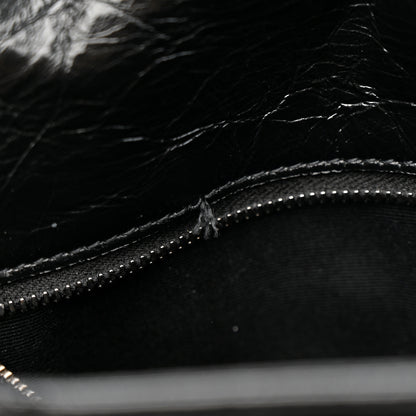 Saint Laurent Crinkled Calfskin Matelasse Monogram Medium Niki Chain Satchel Black 12 of 12
