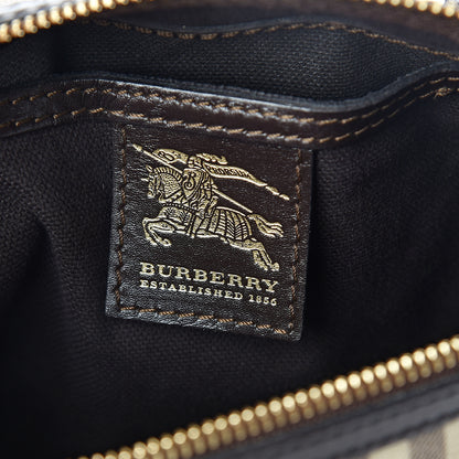 Burberry Haymarket Check Small Chester Bowling Bag Chocolate 5 of 8