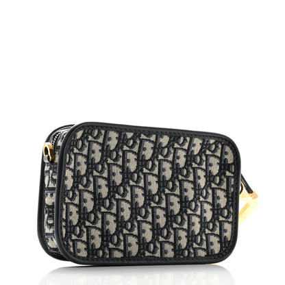 Christian Dior Oblique Diorquake Clutch Blue 3 of 8