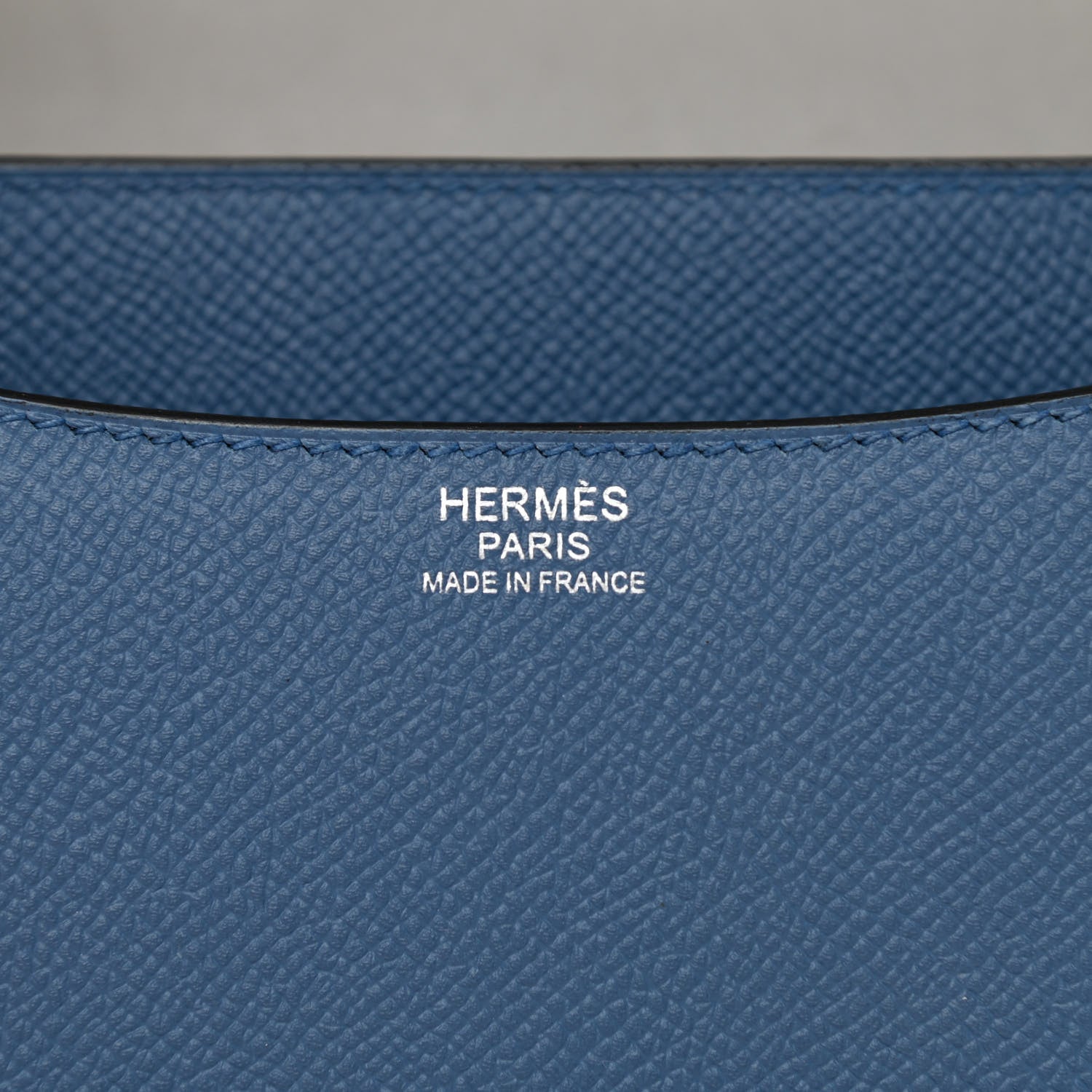 Hermes Epsom Constance Verso 24 Bleu Agate Gris Mouette 5 of 12