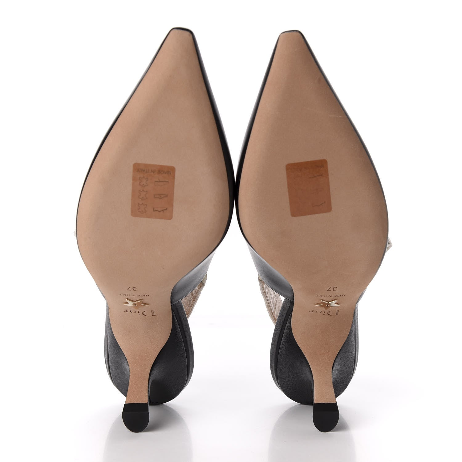 Christian Dior Lambskin Ribbon J'Adior Slingback 65mm Pumps 37 Black 5 of 10