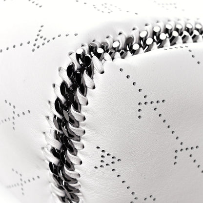 Stella McCartney Eco Alter Nappa Perforated Logo Falabella Reversible Tote Optical White 10 of 10