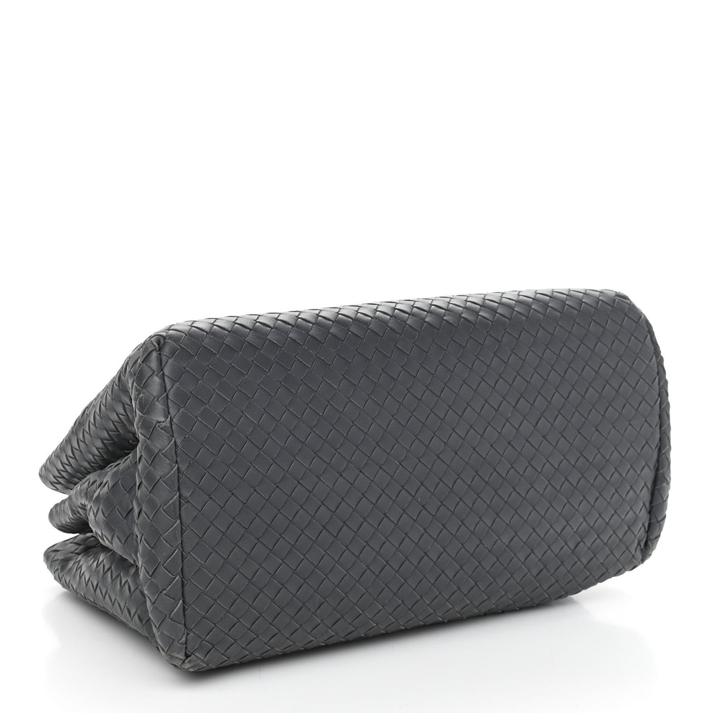 Nappa Intrecciato Medium Roma Tote Grey