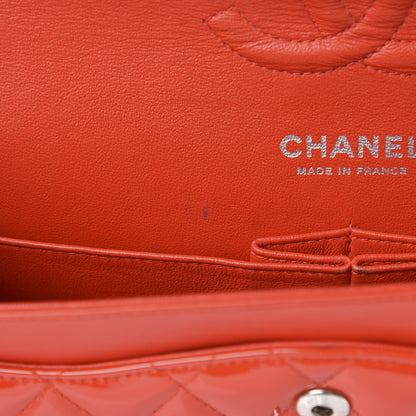 Chanel Patent Calfskin Quilted Medium Double Flap Red 11 of 15