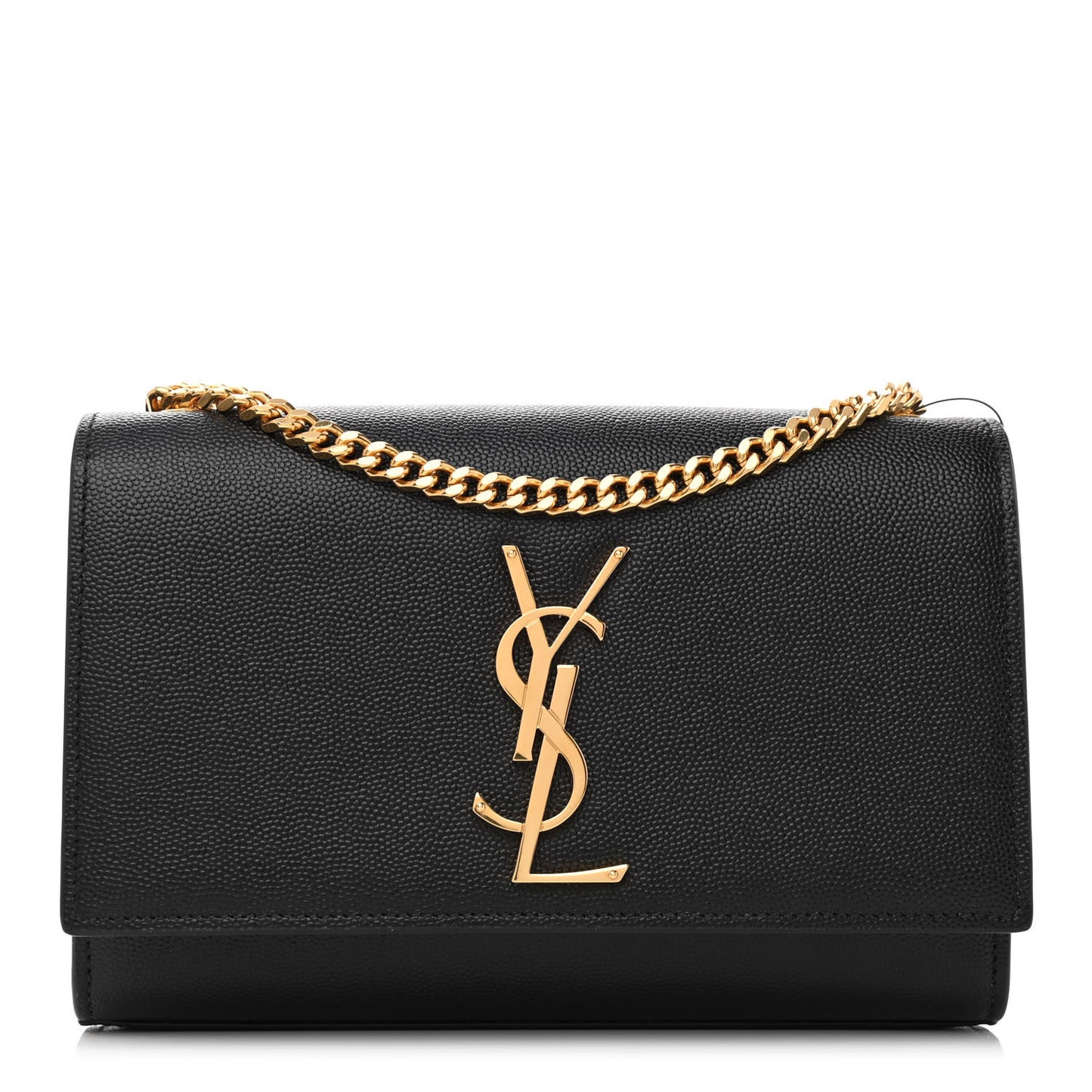 Grain De Poudre Small Monogram Kate Satchel Black